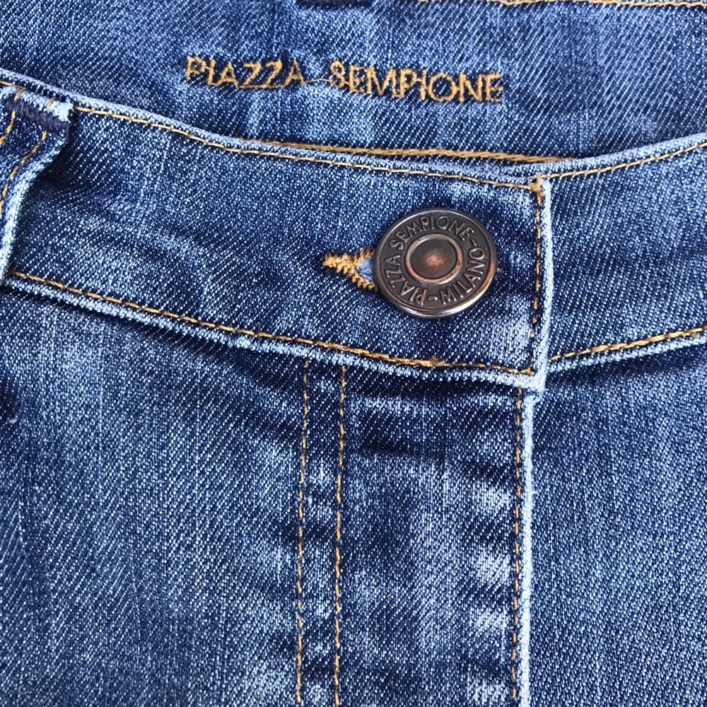 COPY - Piazza Sempione Italian Cropped Flare Jeans